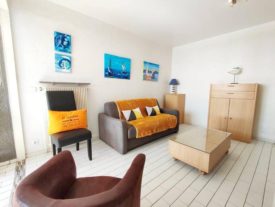 Magnifique Vue Mer Avec Une Chambre - Nouria 55 - Canet-en-Roussillon Luaran gambar